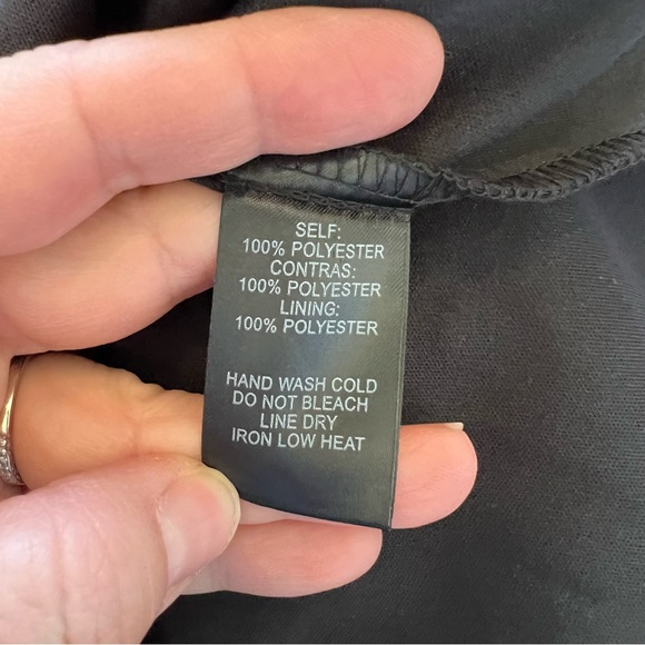 Lulus NWT Black Lace Story of Love Half Sleeve Square Neck Dress Size Medium - Picture 6 of 7